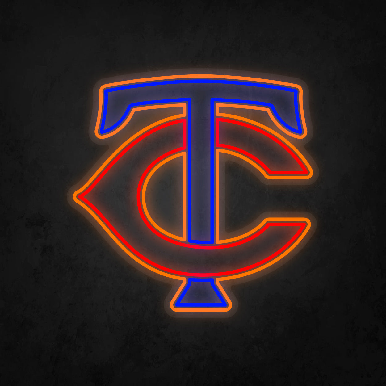LED Neon Sign - Minnesota Twins Large