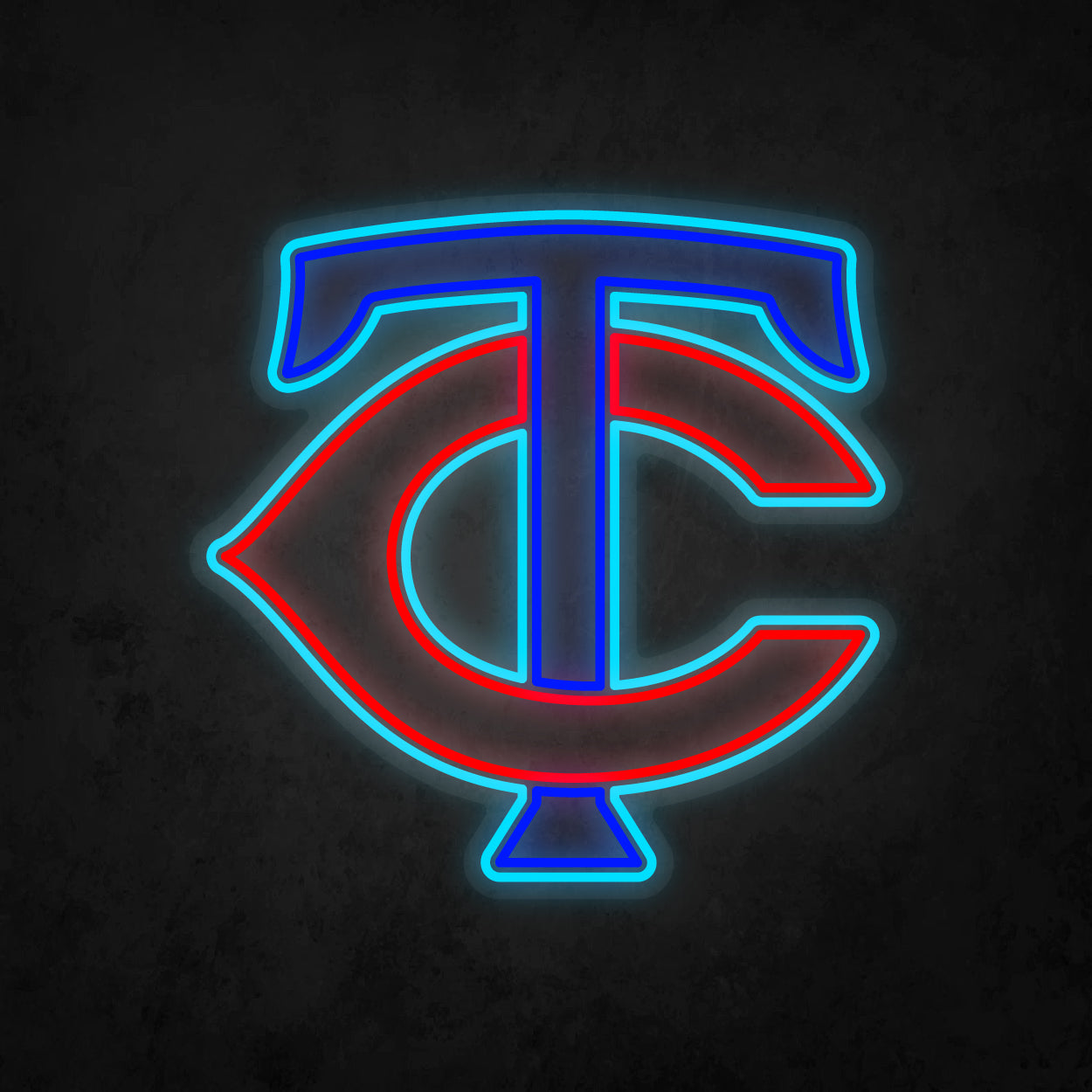 LED Neon Sign - Minnesota Twins Large