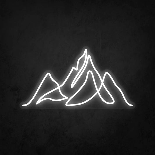 LED Neon Sign - Mountain