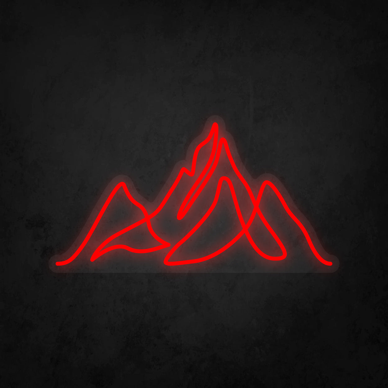 LED Neon Sign - Mountain