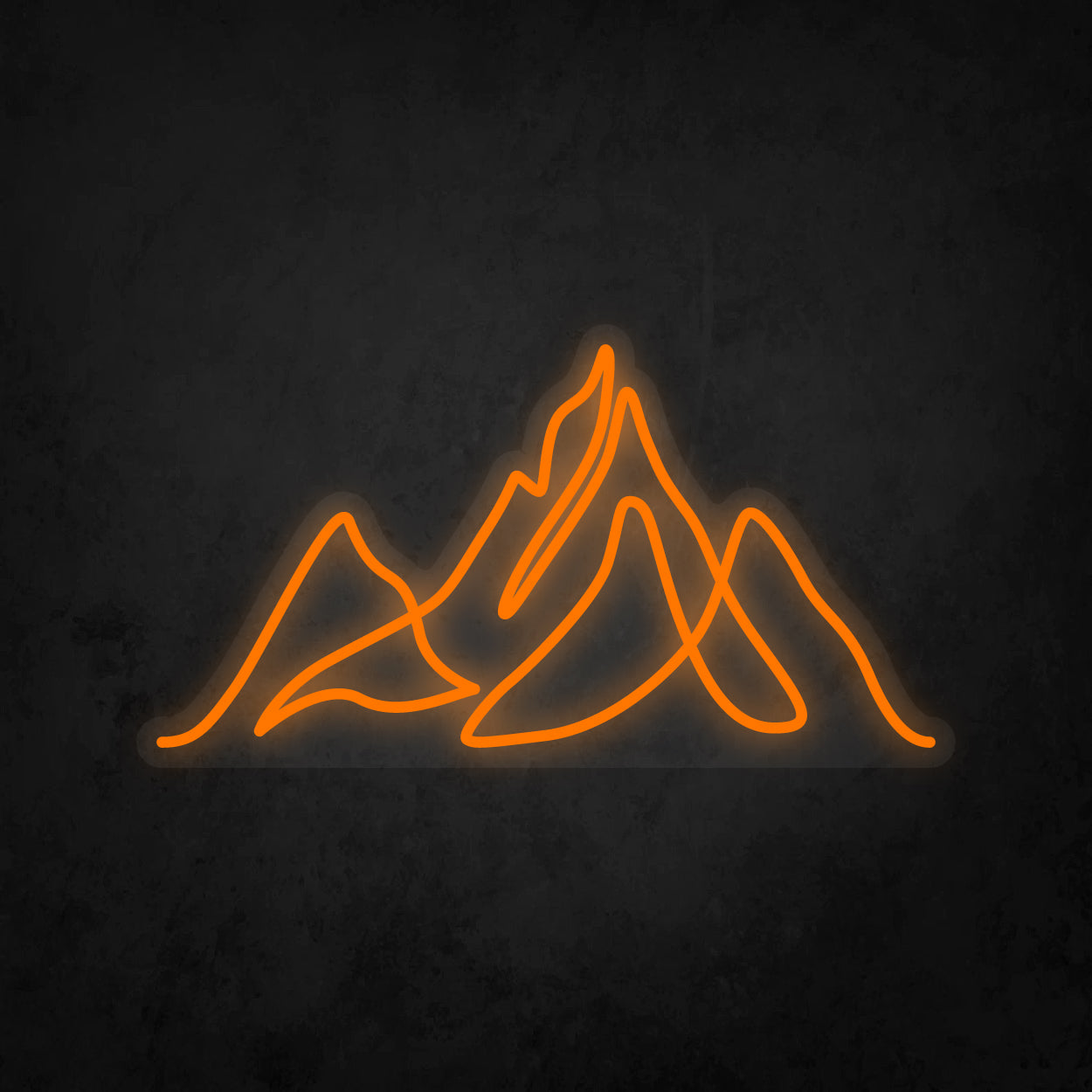 LED Neon Sign - Mountain