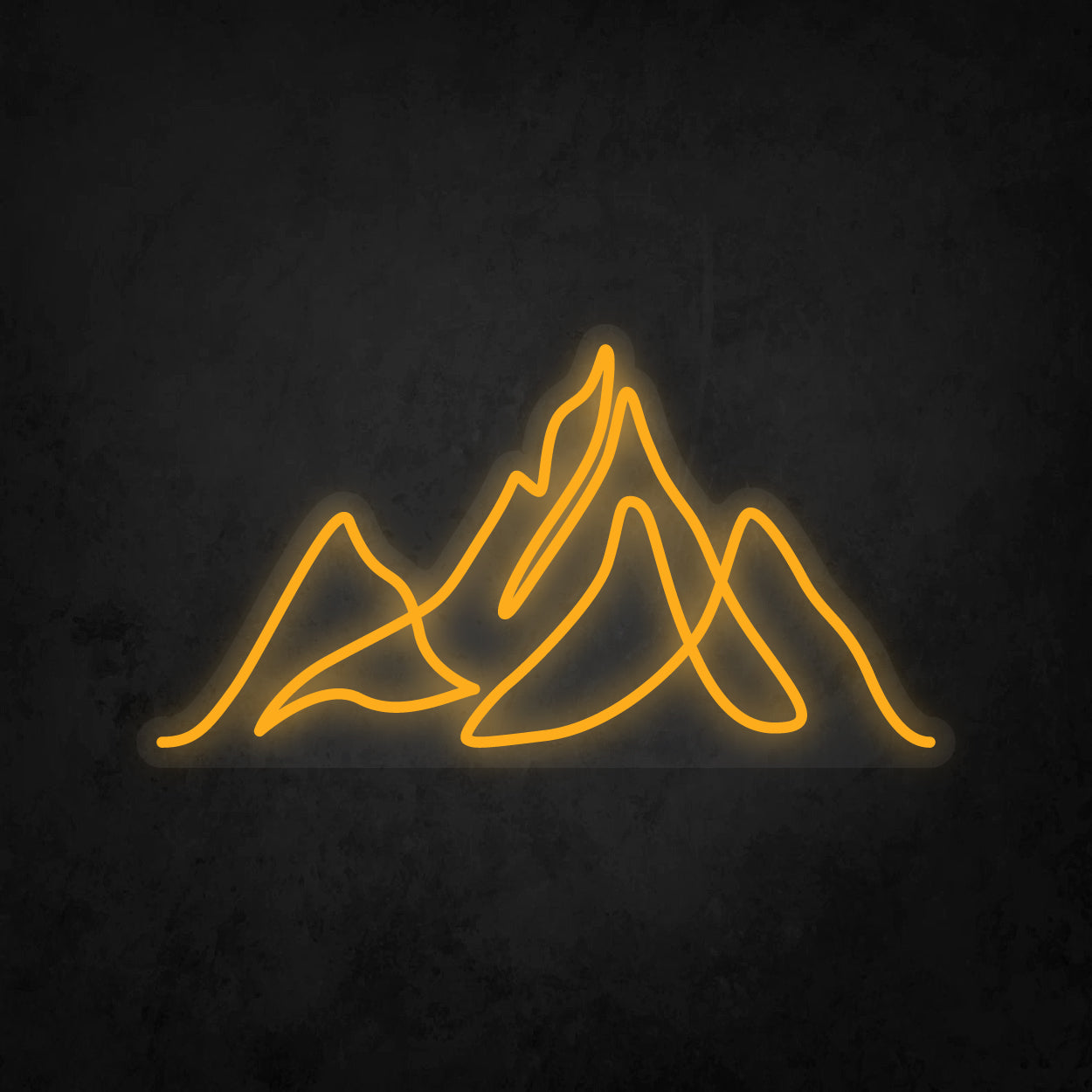 LED Neon Sign - Mountain