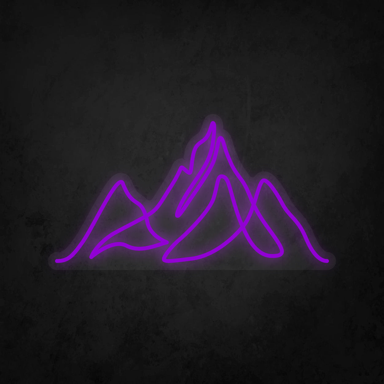LED Neon Sign - Mountain