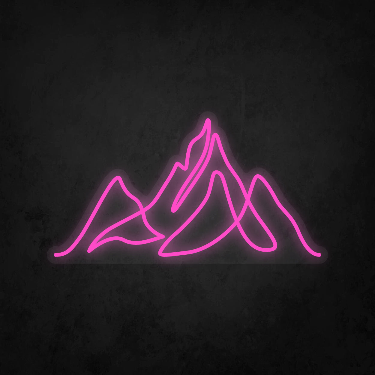LED Neon Sign - Mountain
