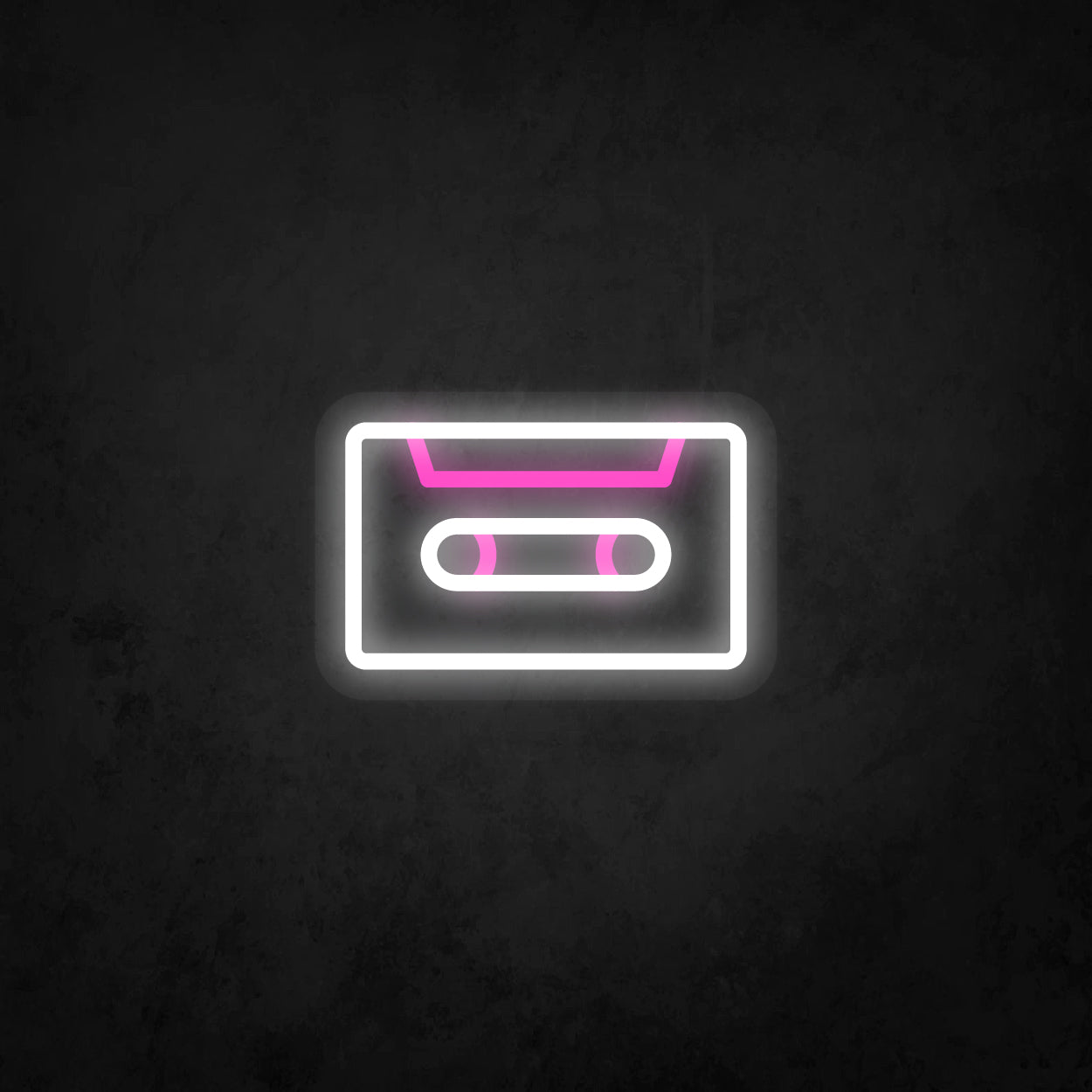 LED Neon Sign - Music Cassette Tape Small