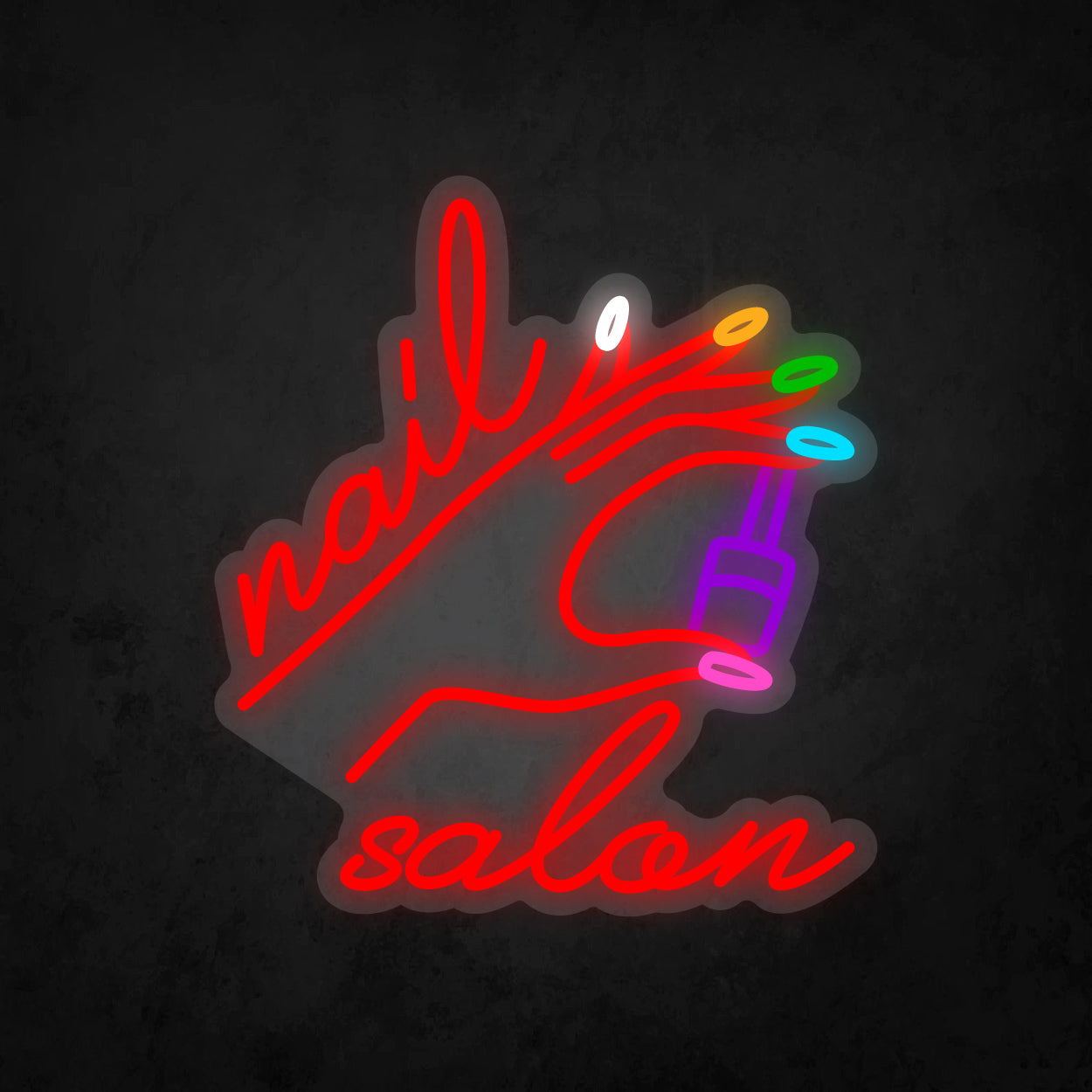 LED Neon Sign - Nail Salon