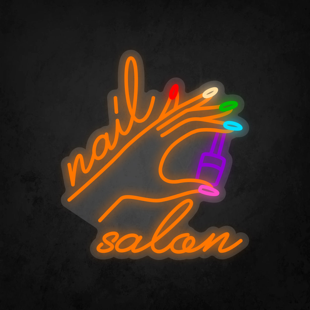 LED Neon Sign - Nail Salon