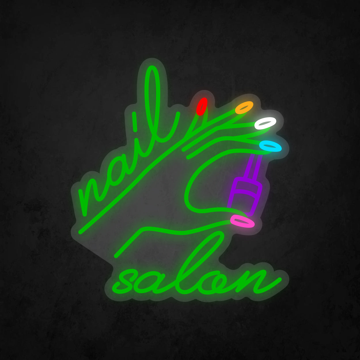 LED Neon Sign - Nail Salon