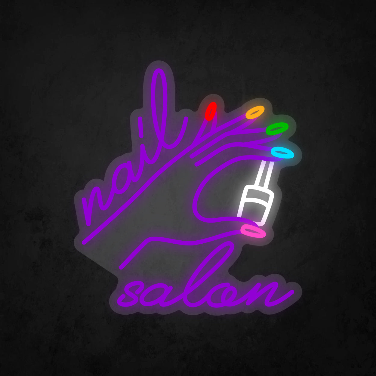LED Neon Sign - Nail Salon