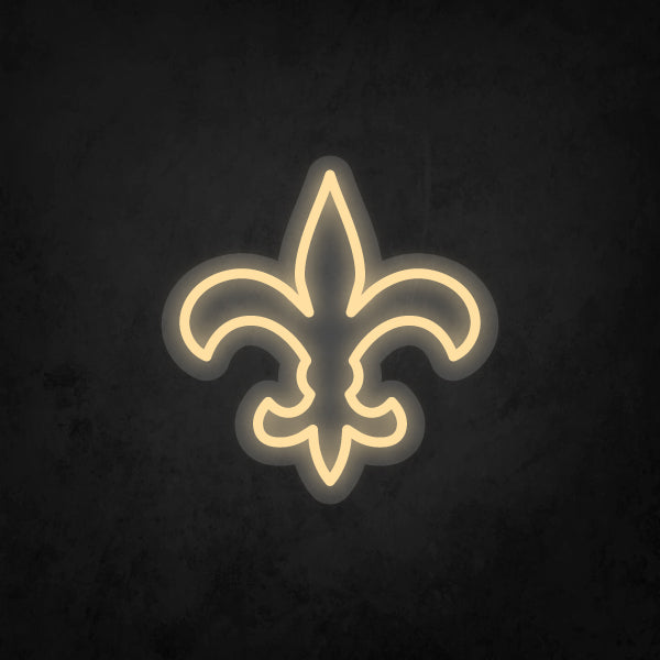 LED Neon Sign - New Orleans Saints - Small