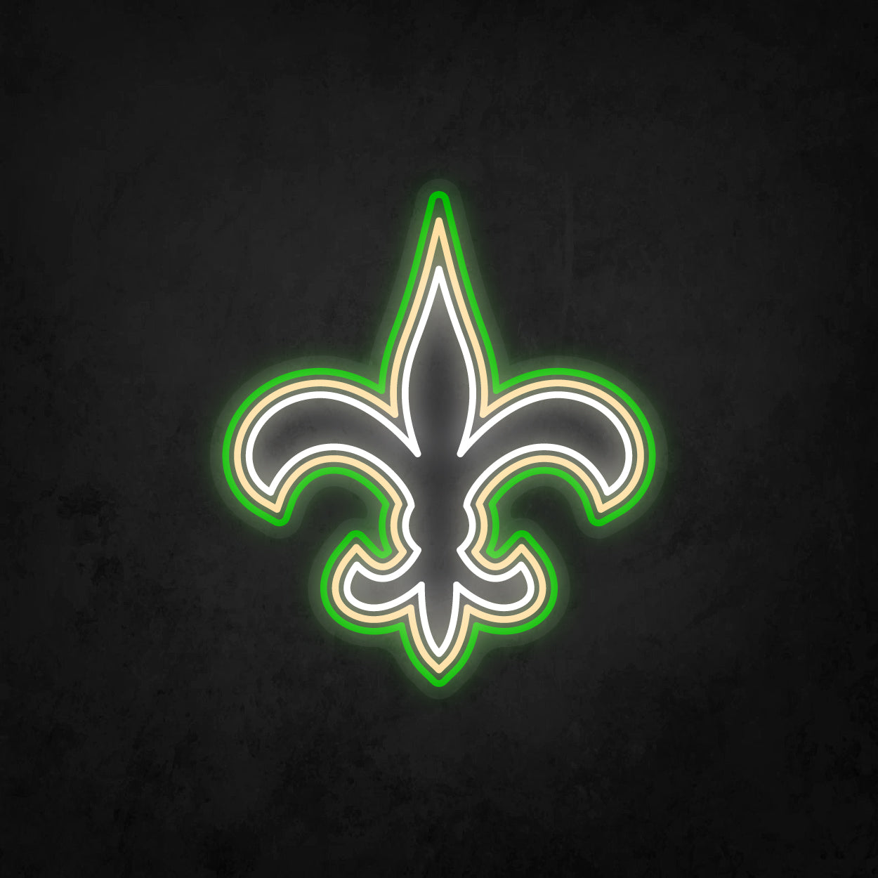 LED Neon Sign - New Orleans Saints Large
