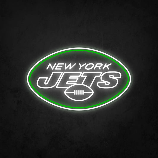 LED Neon Sign - New York Jets Large