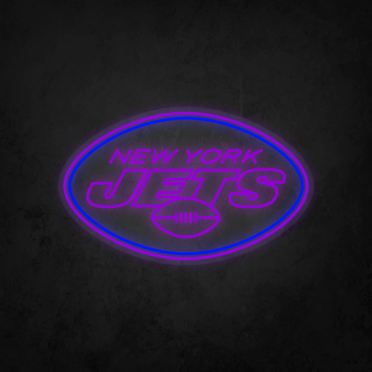 LED Neon Sign - New York Jets Large