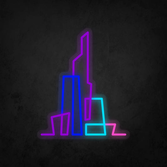 LED Neon Sign - Night City