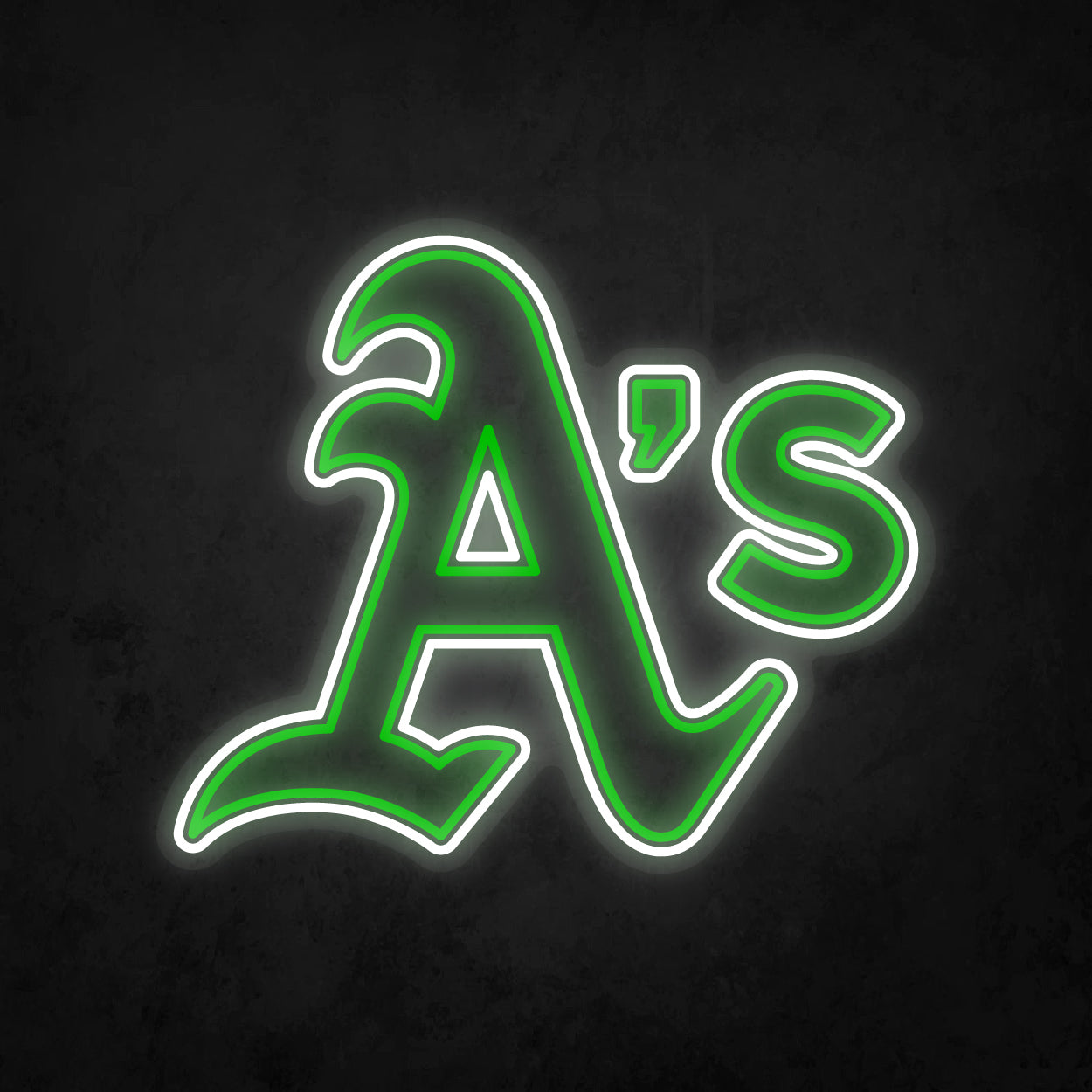 LED Neon Sign - Oakland Athletics Large