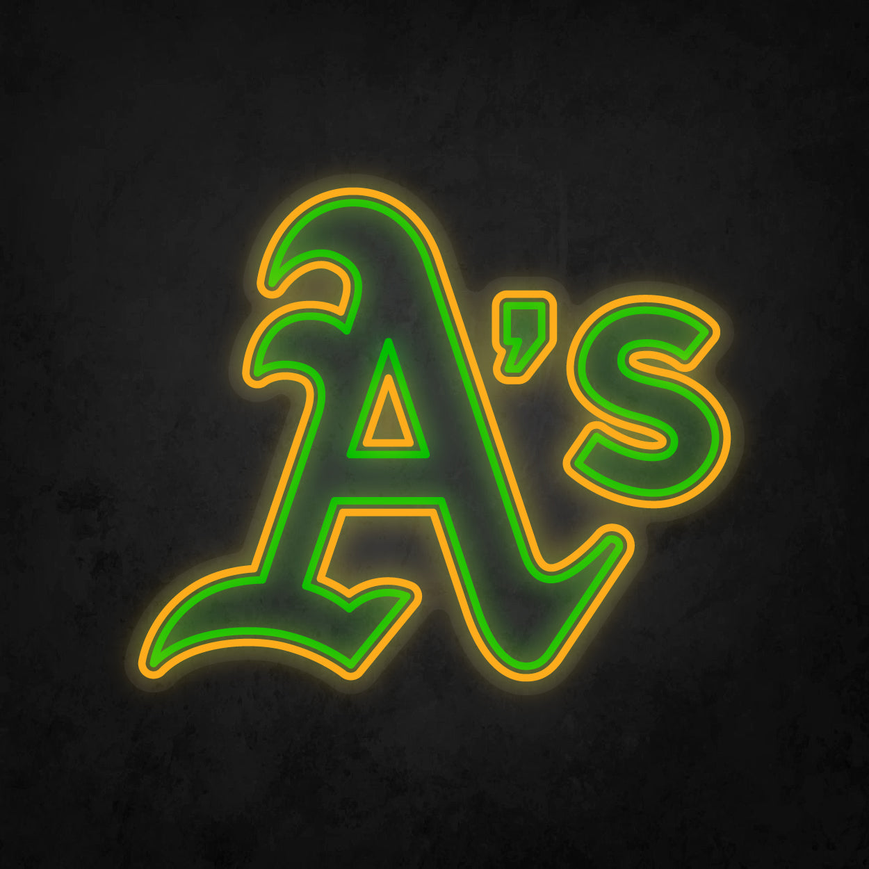 LED Neon Sign - Oakland Athletics Large