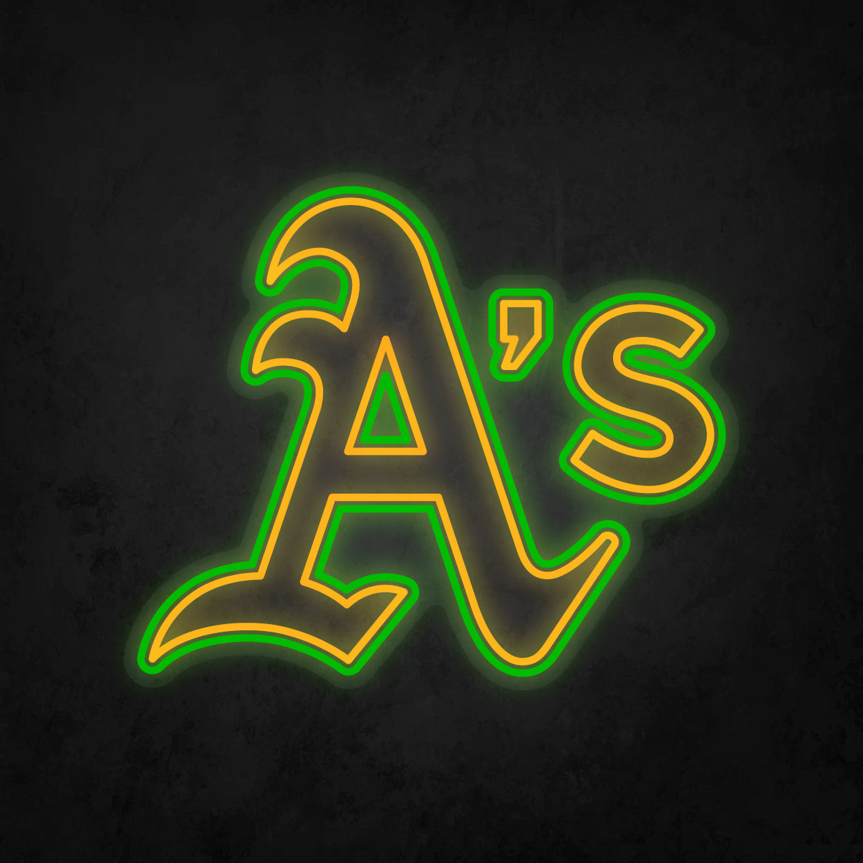 LED Neon Sign - Oakland Athletics Large