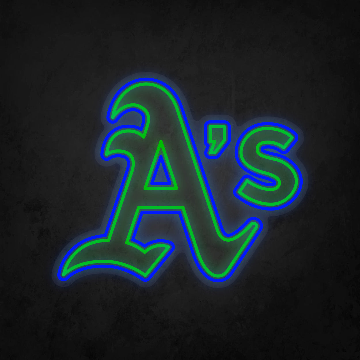 LED Neon Sign - Oakland Athletics Large