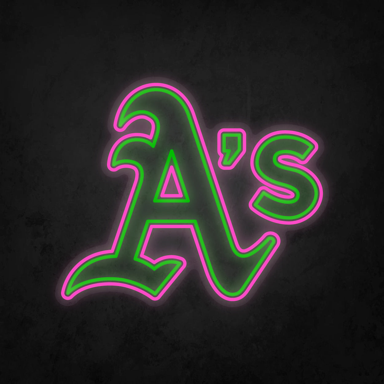 LED Neon Sign - Oakland Athletics Large