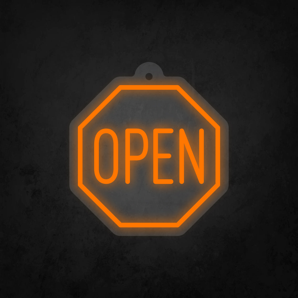 LED Neon Sign - Octagon Open Sign