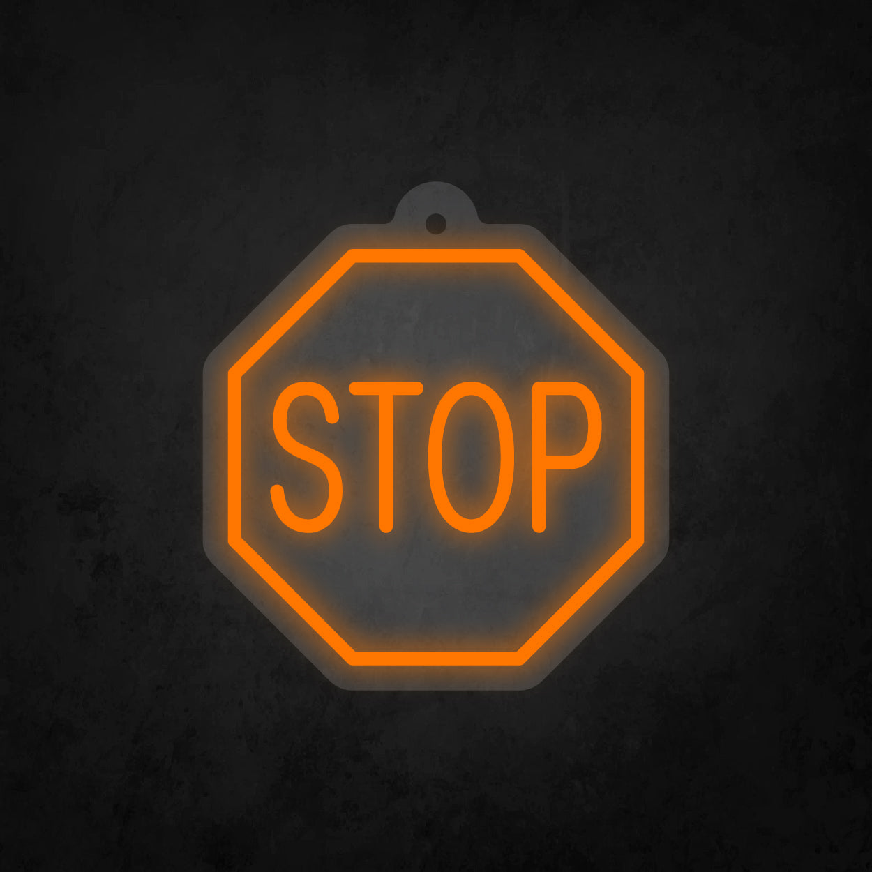 LED Neon Sign - Octagon Stop Sign
