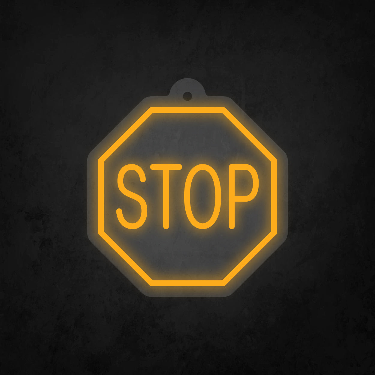 LED Neon Sign - Octagon Stop Sign
