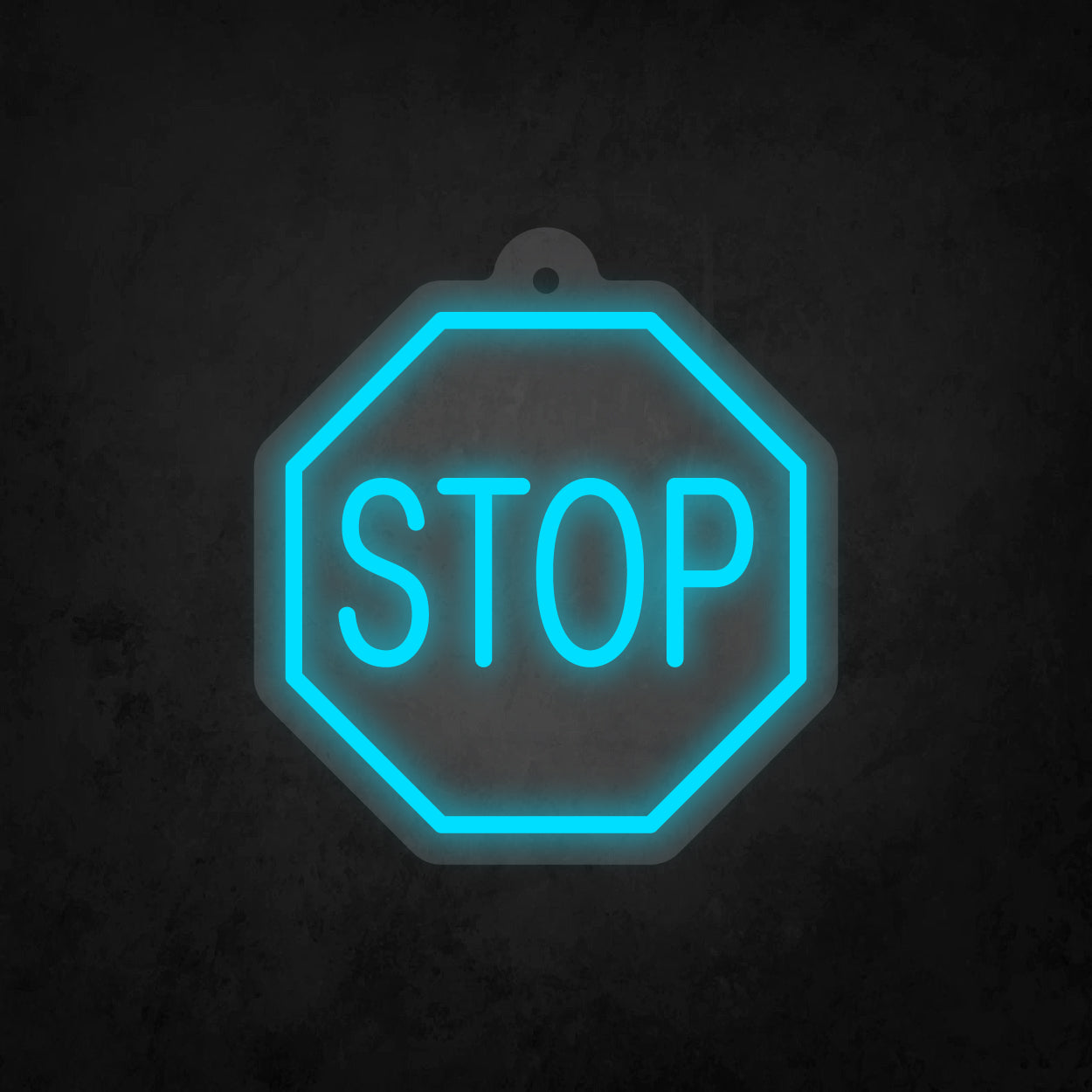 LED Neon Sign - Octagon Stop Sign