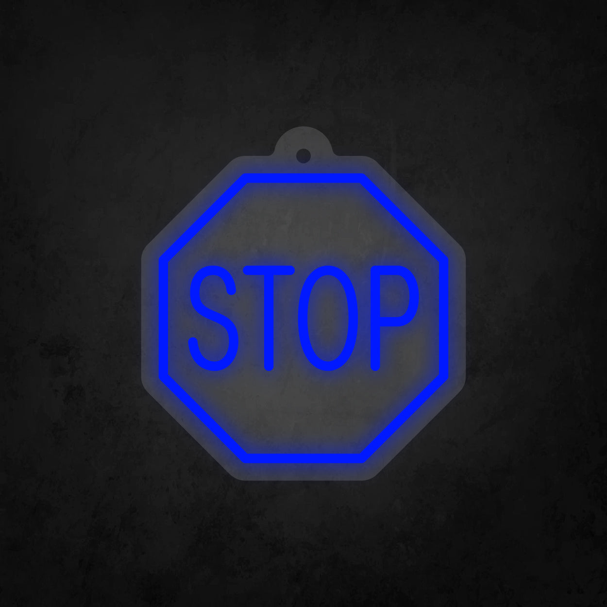 LED Neon Sign - Octagon Stop Sign