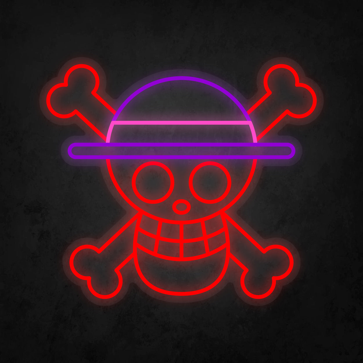 LED Neon Sign - One Piece Flag