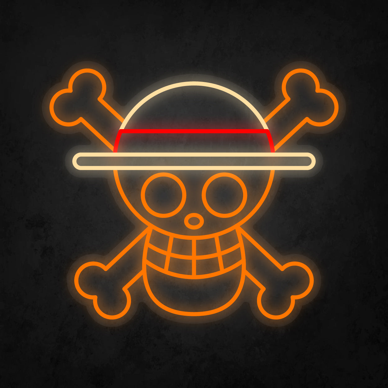 LED Neon Sign - One Piece Flag