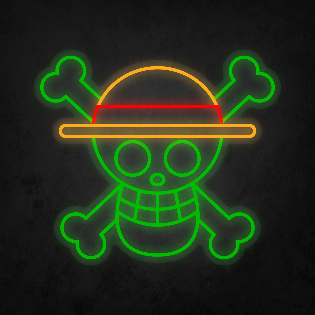 LED Neon Sign - One Piece Flag