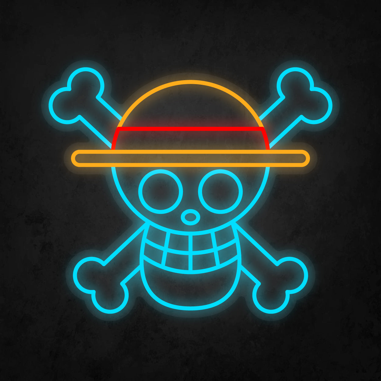 LED Neon Sign - One Piece Flag