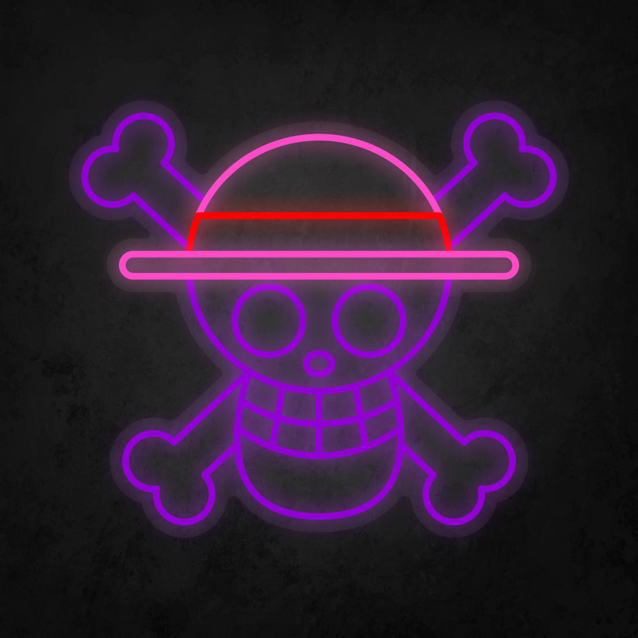 LED Neon Sign - One Piece Flag