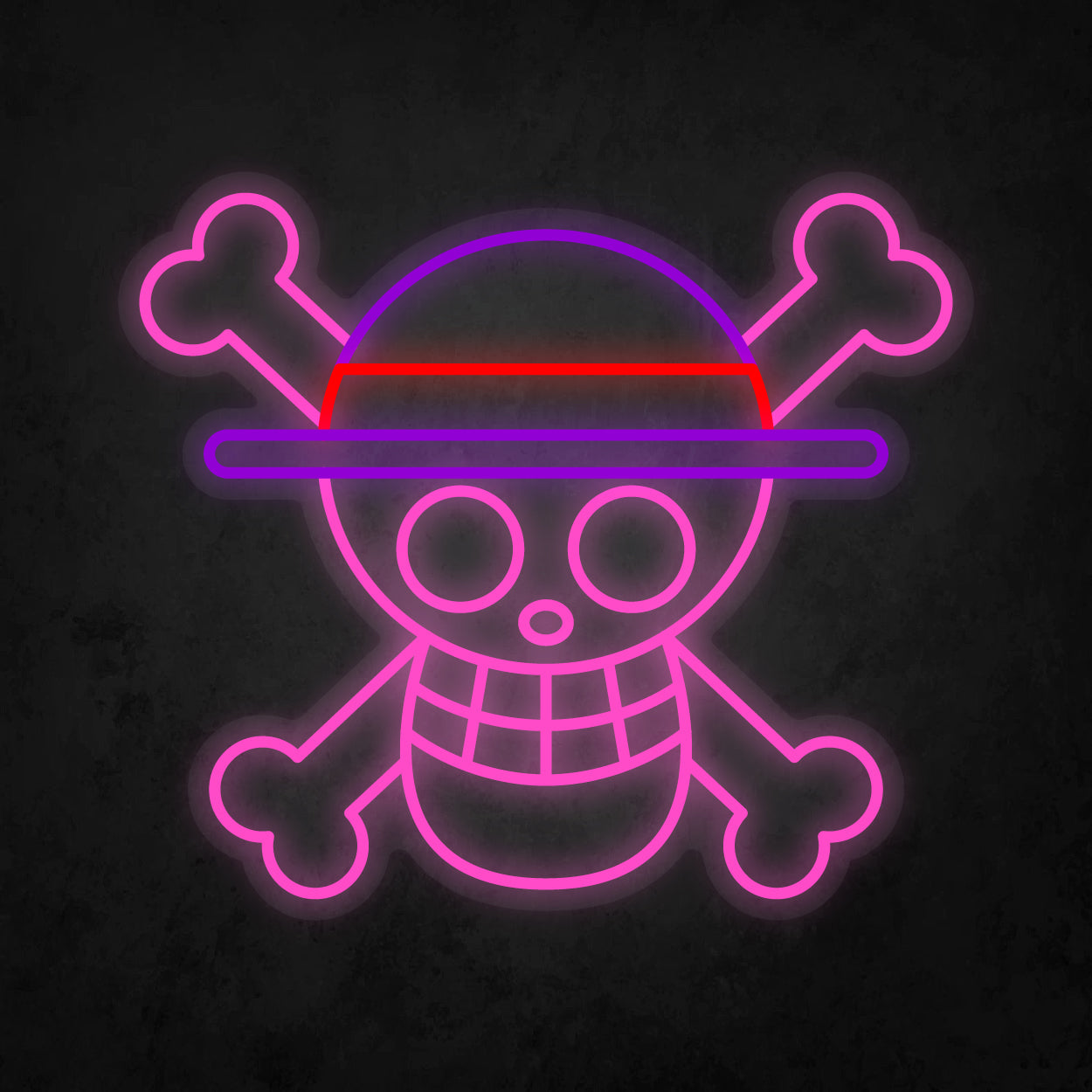 LED Neon Sign - One Piece Flag