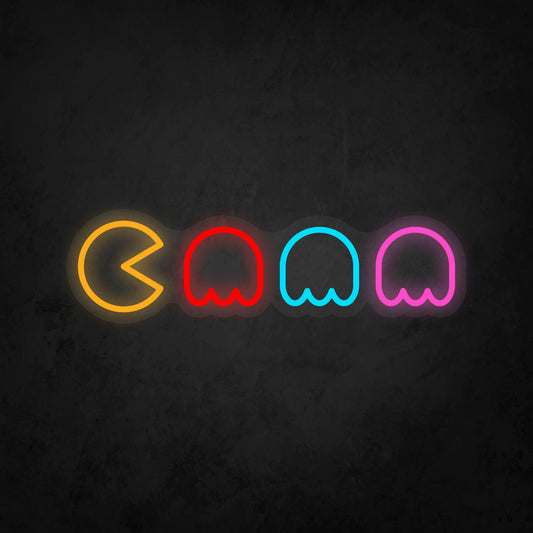 LED Neon Sign - PAC-MAN Small