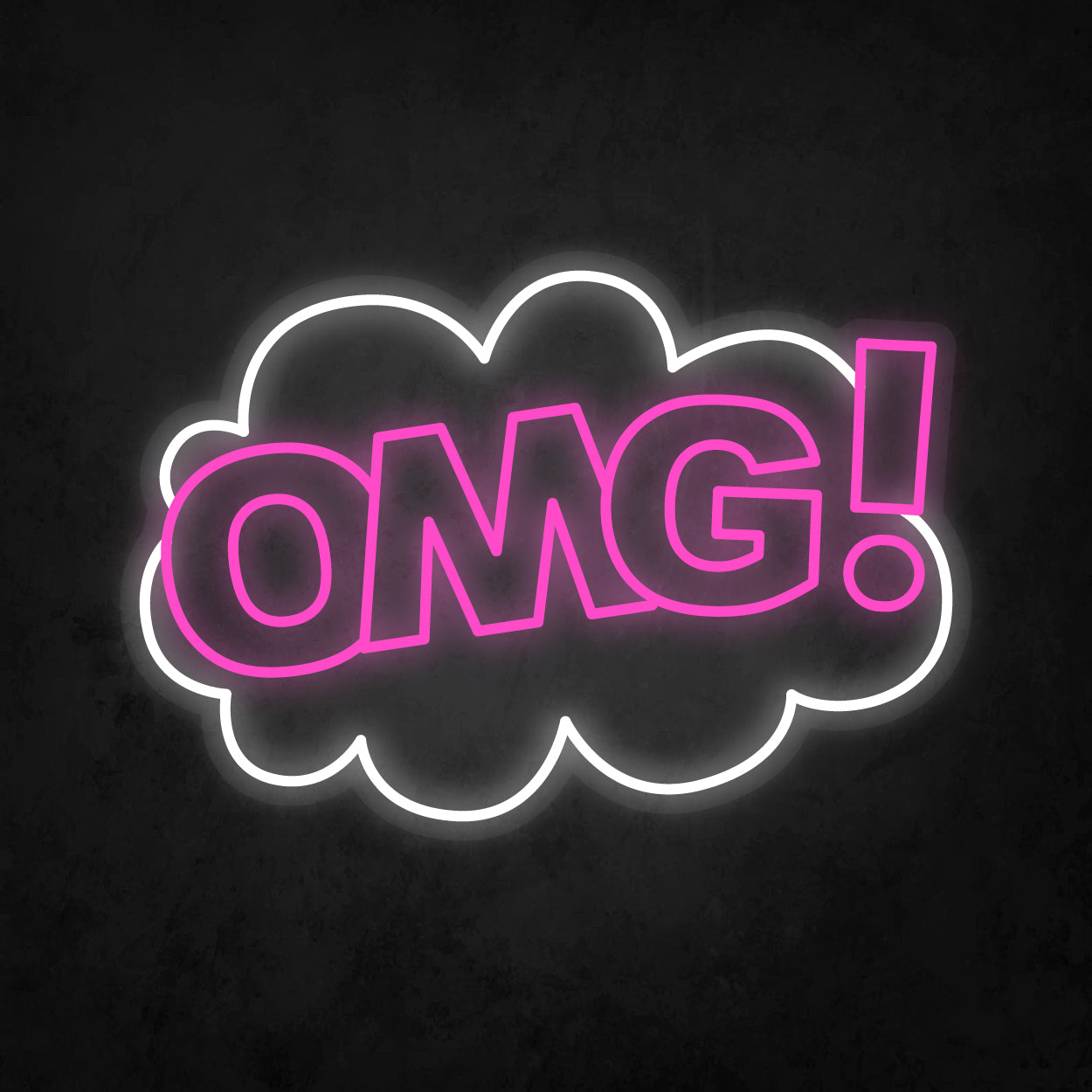 LED Neon Sign - POP ART - OMG!