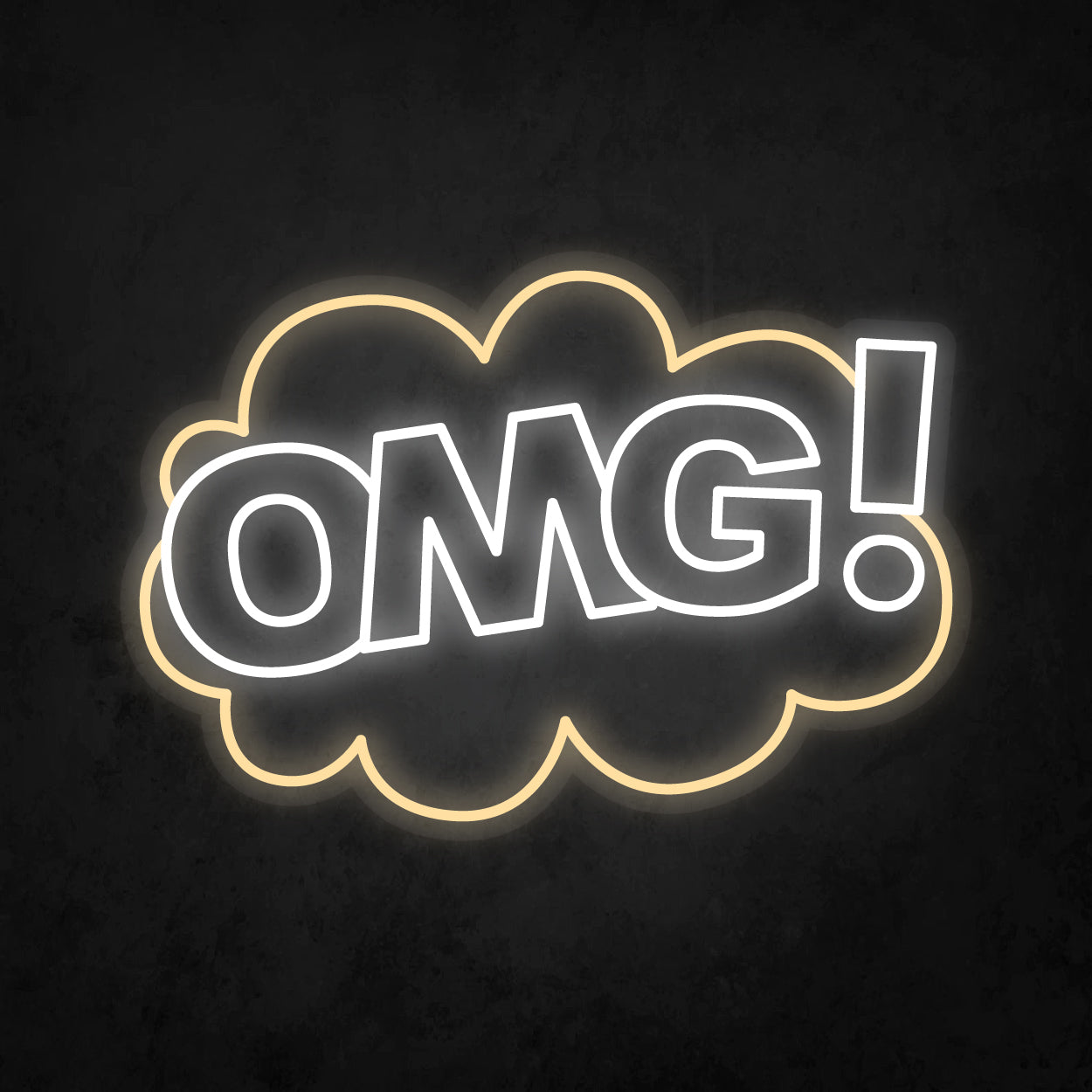LED Neon Sign - POP ART - OMG!
