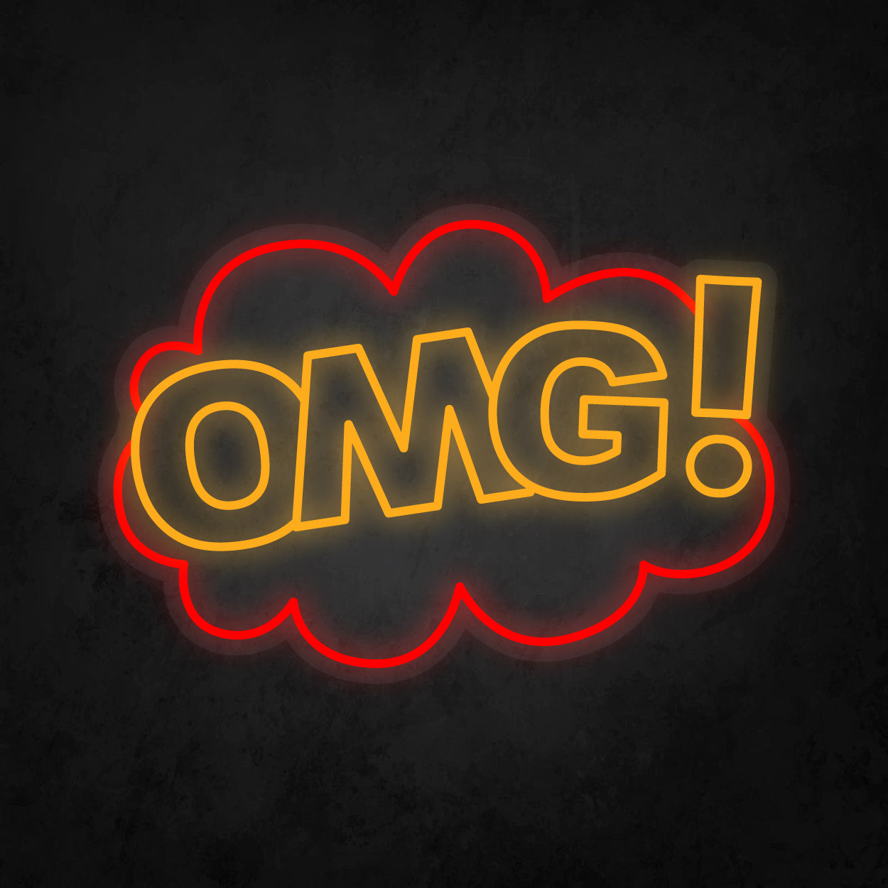 LED Neon Sign - POP ART - OMG!