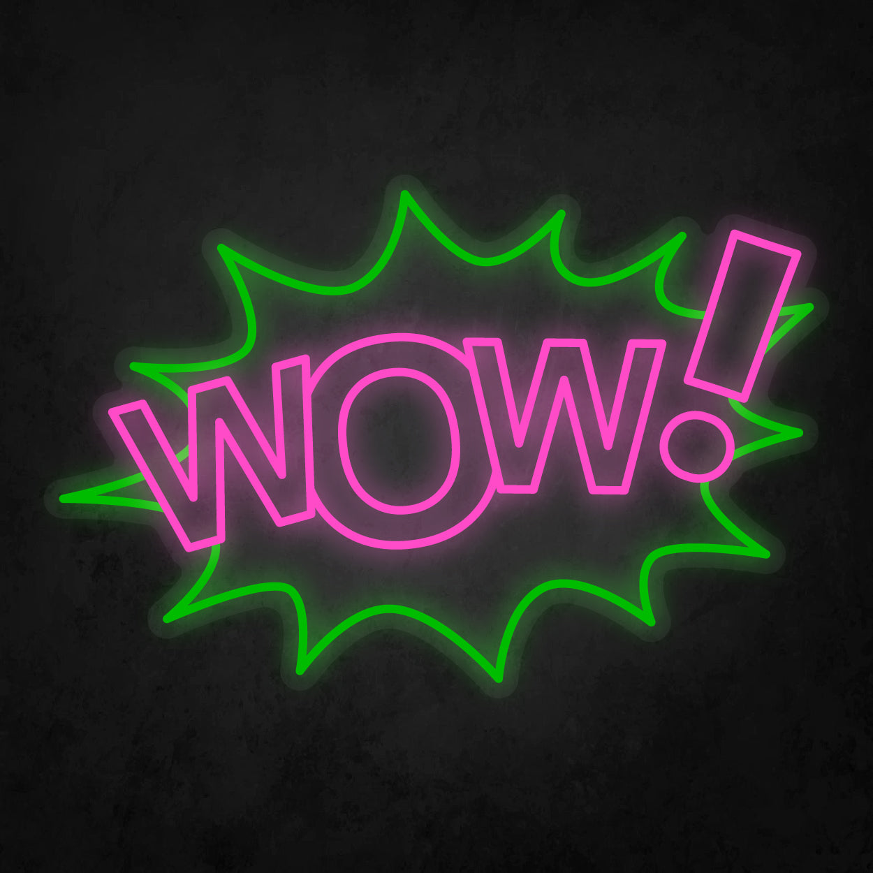LED Neon Sign - POP ART - WOW!