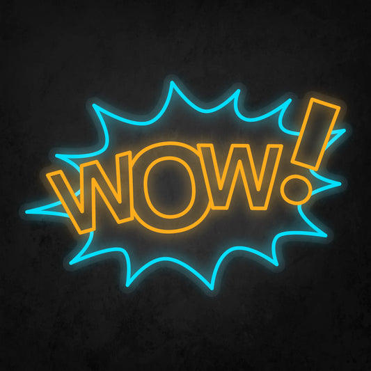 LED Neon Sign - POP ART - WOW!