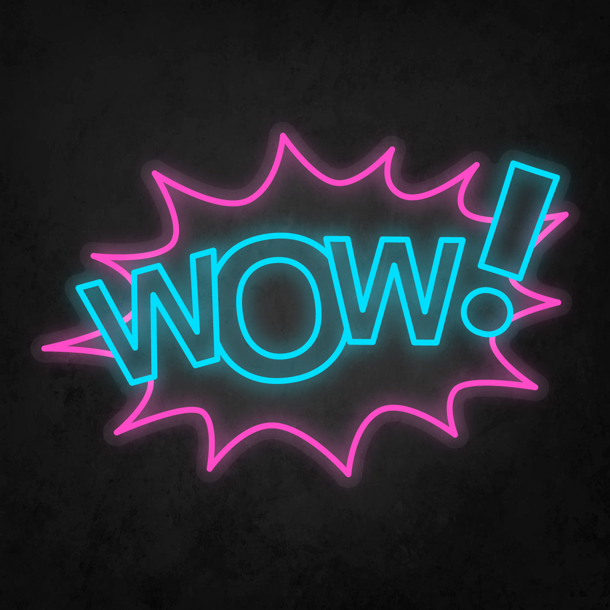 LED Neon Sign - POP ART - WOW!