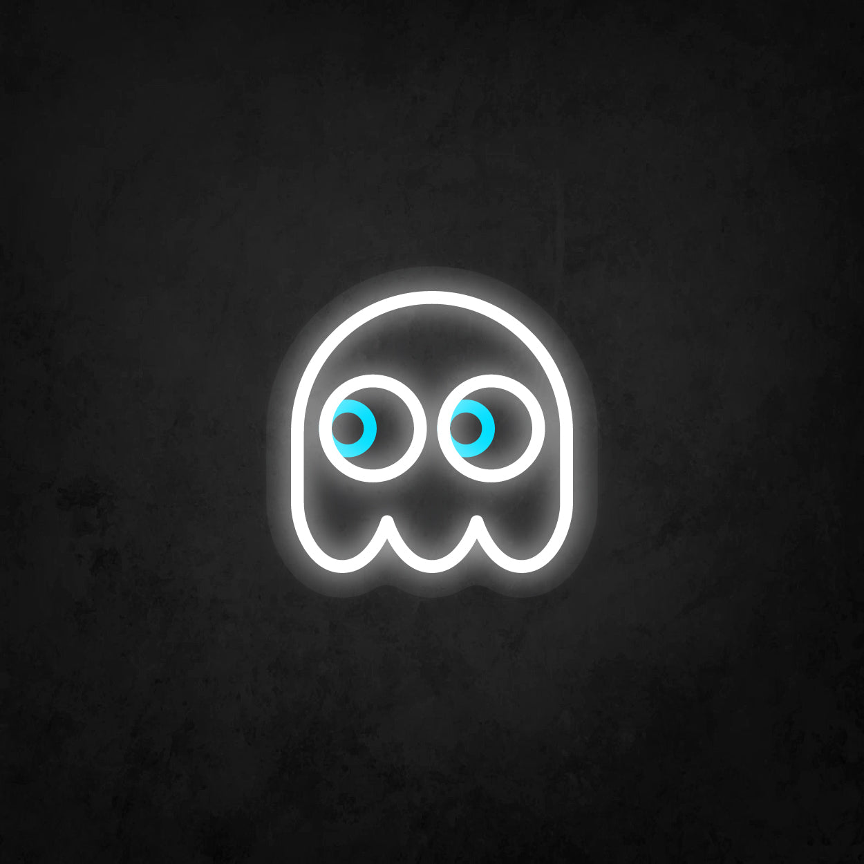 LED Neon Sign - Pac-Man Ghost Looking to The Left