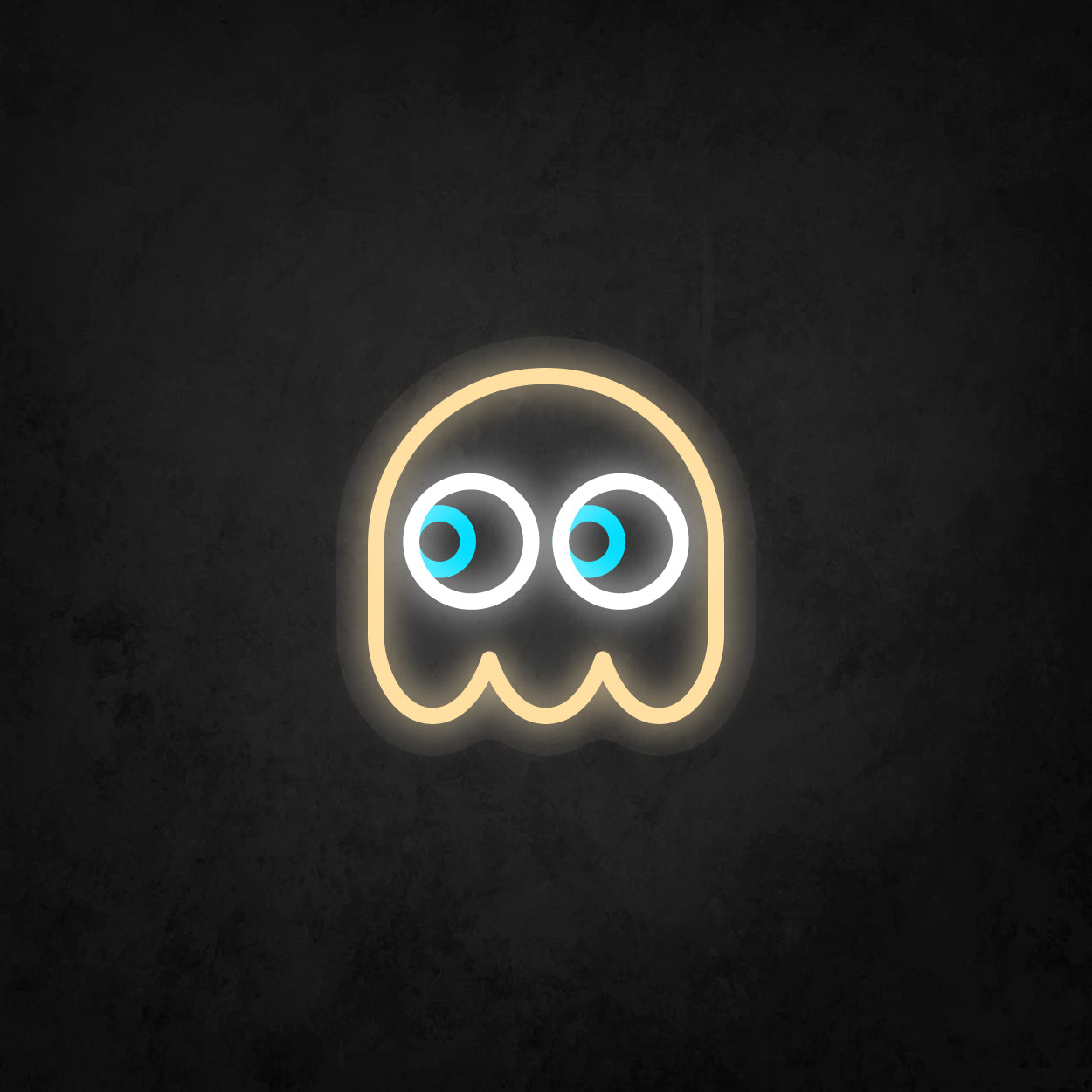 LED Neon Sign - Pac-Man Ghost Looking to The Left