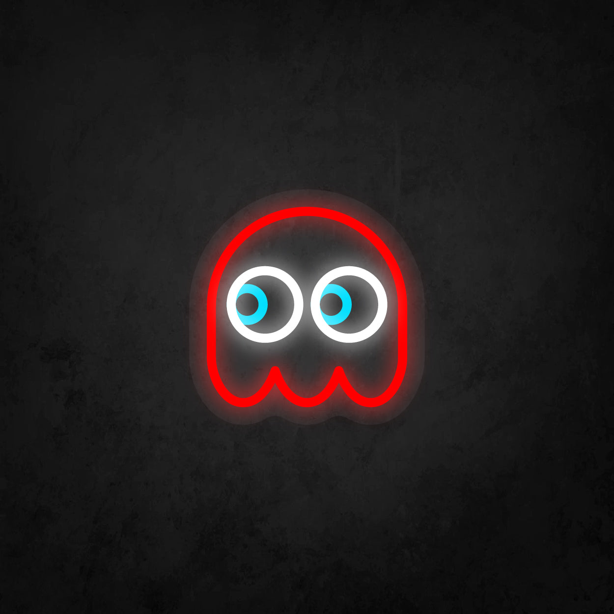 LED Neon Sign - Pac-Man Ghost Looking to The Left