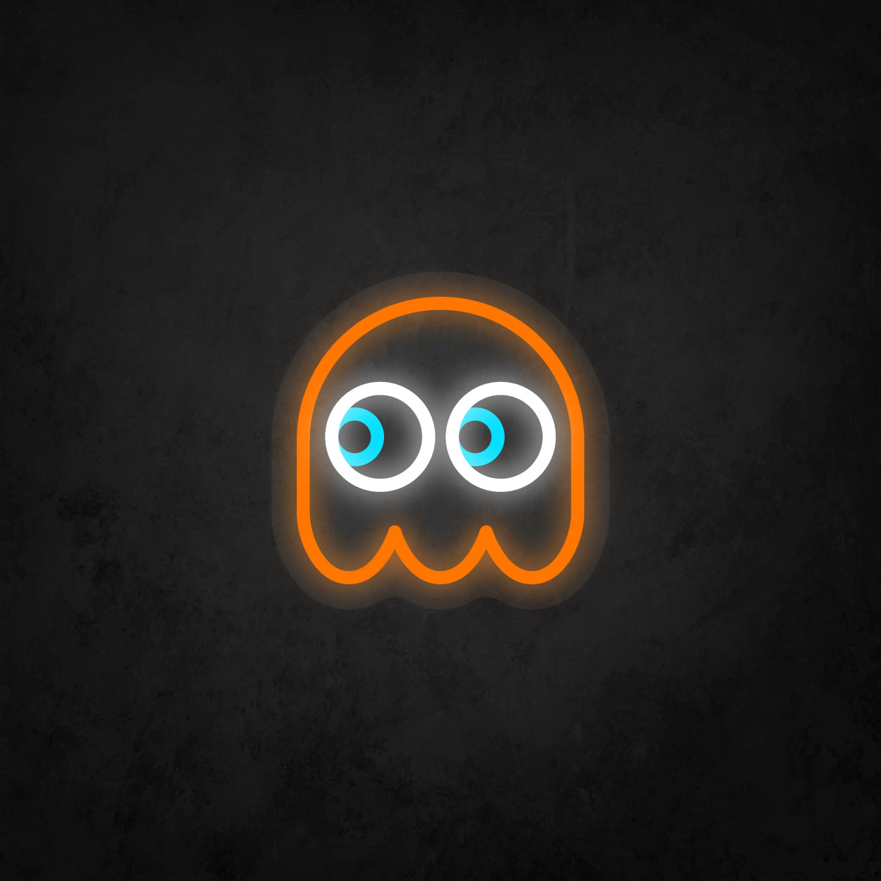 LED Neon Sign - Pac-Man Ghost Looking to The Left