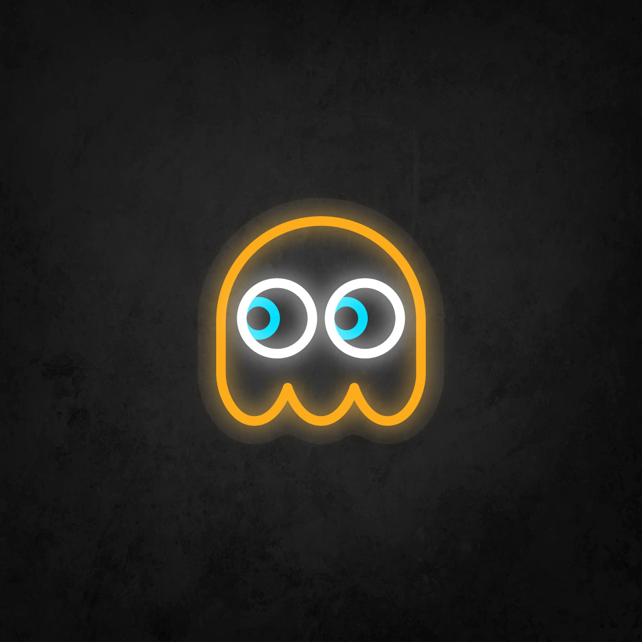LED Neon Sign - Pac-Man Ghost Looking to The Left