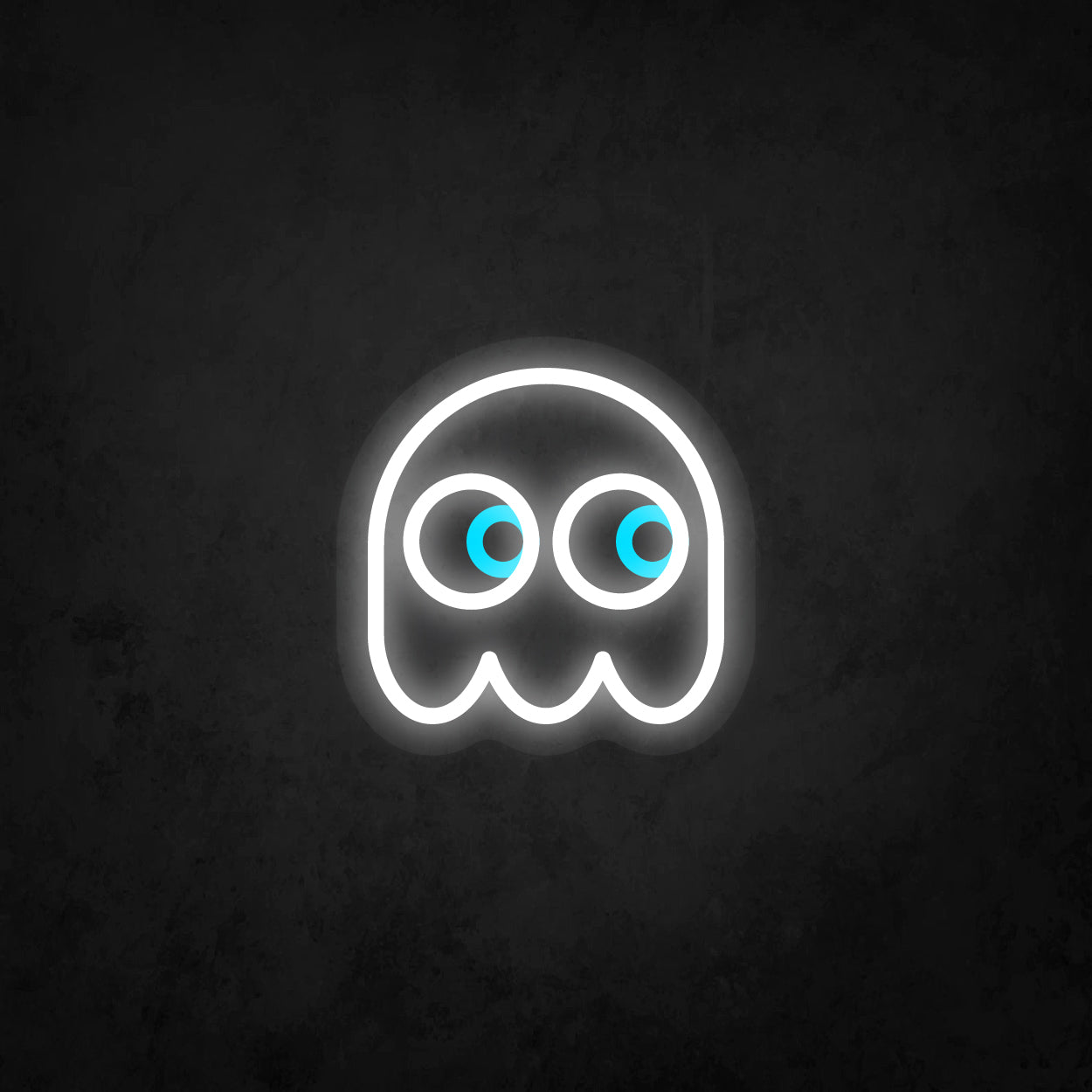 LED Neon Sign - Pac-Man Ghost Looking to The Right