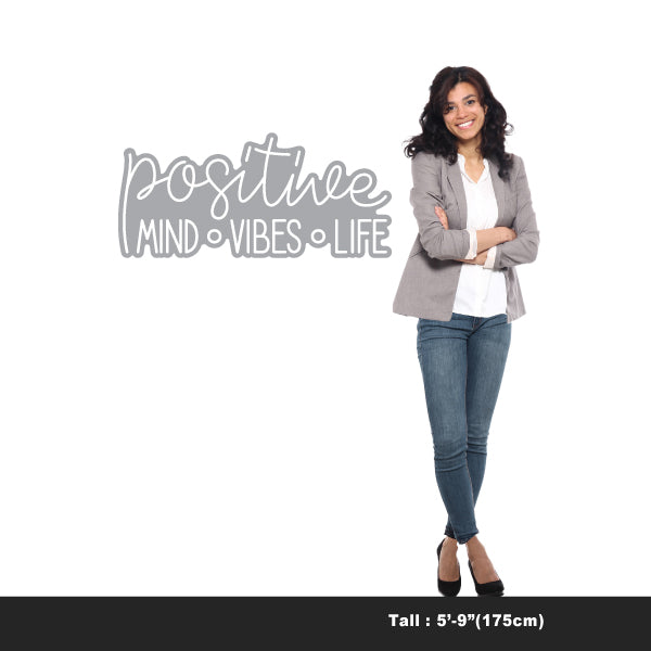 LED Neon Sign - Positive Mind, Vibes, Life