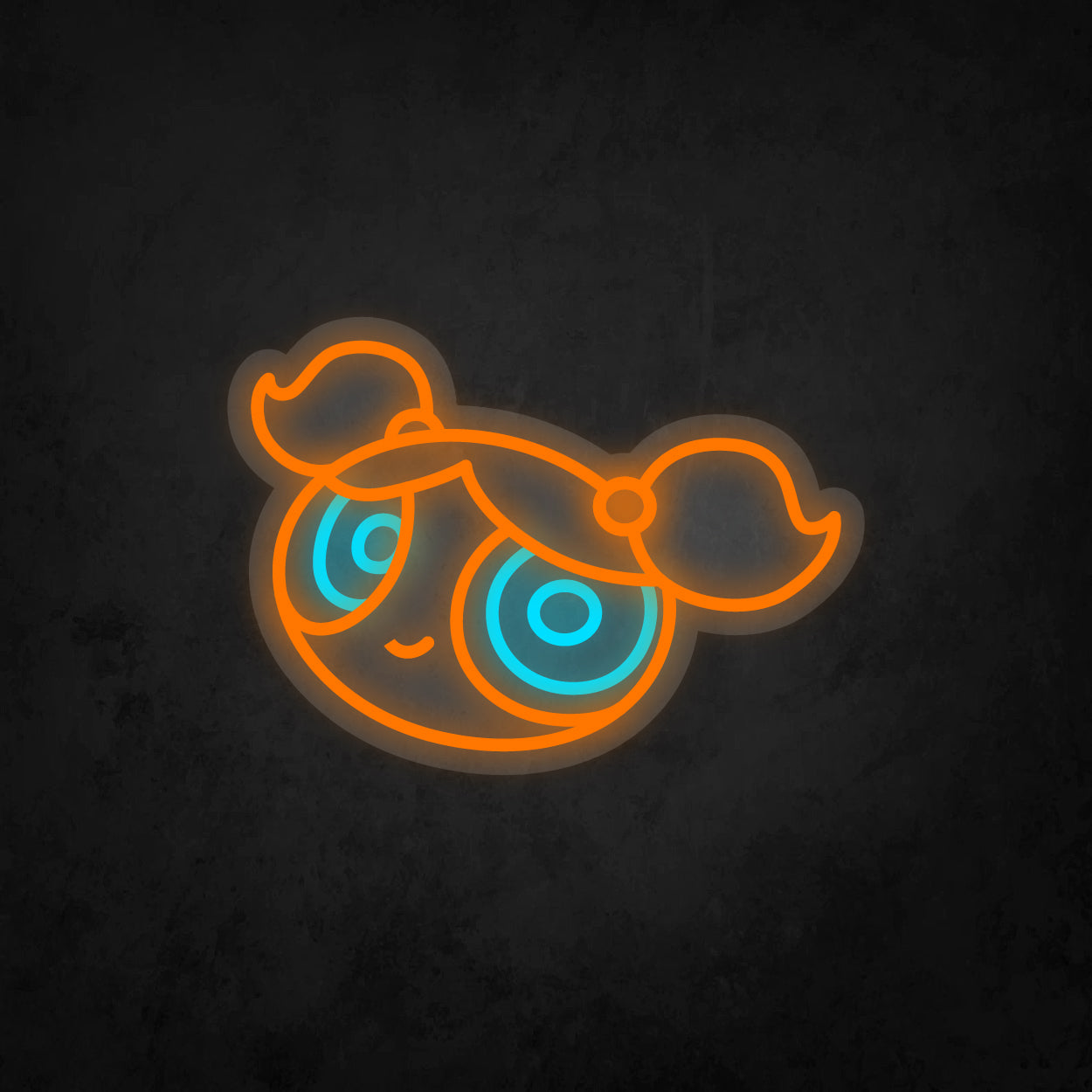 LED Neon Sign - Powerpuff Girls - Bobbles - Small