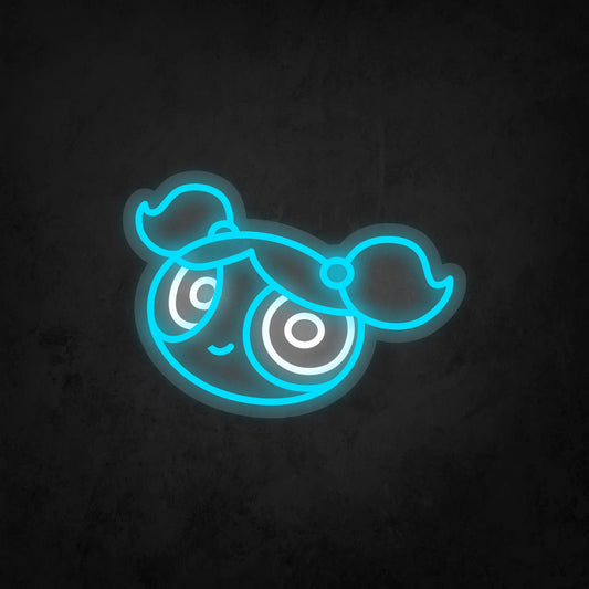 LED Neon Sign - Powerpuff Girls - Bobbles - Small